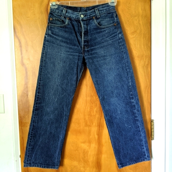 Levi's 80's STUDENT fit vintage jeans medium dark wash 25 or 26 - Picture 1 of 9